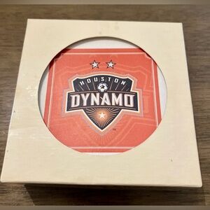 Waterwick Coaster - MLS Houston Dynamos Four Orange Team Logo Coasters